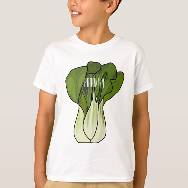 T-shirt Illustration de Bok choy (Devant)