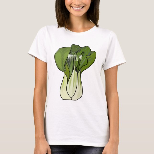 T-shirt Illustration de Bok choy (Devant)