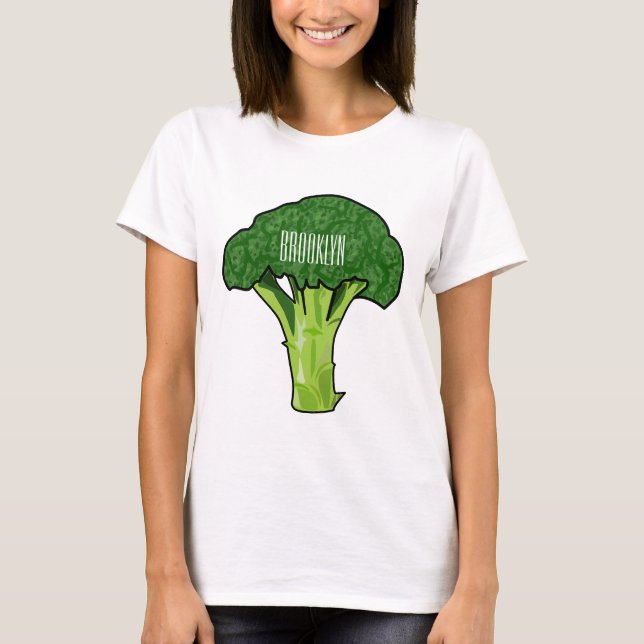 T-shirt Illustration de Broccoli (Devant)