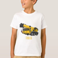 Illustration de camion de grue