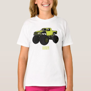 T-shirt Illustration de camion monstre