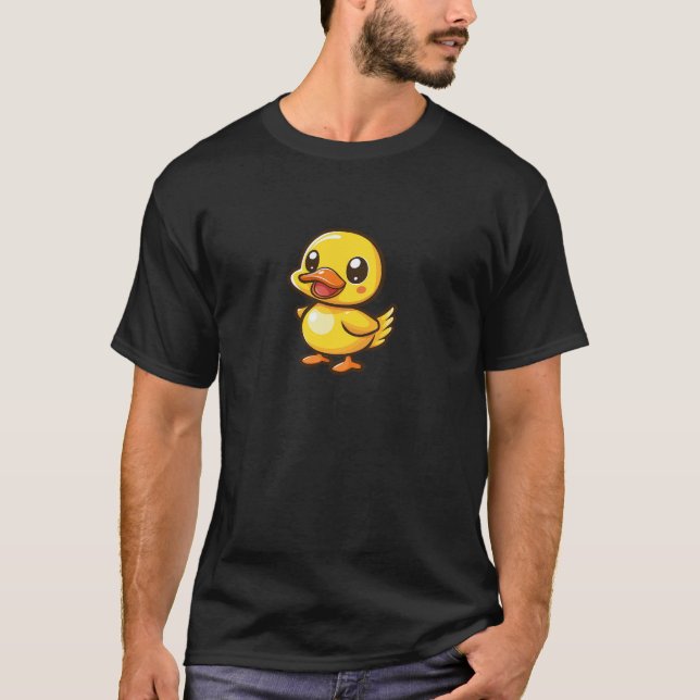 T-shirt Illustration de canard de dessin animé (Devant)