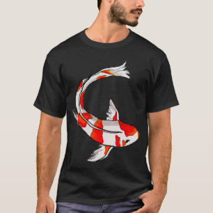 T-shirt Illustration de carpe koï mignonne
