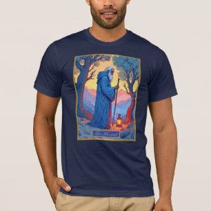 T-shirt Illustration de carte de tarot, l'Ermite