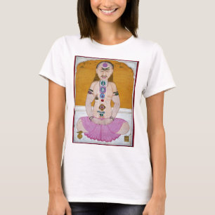 T-shirt Illustration de Chakra Yoga pour la méditation
