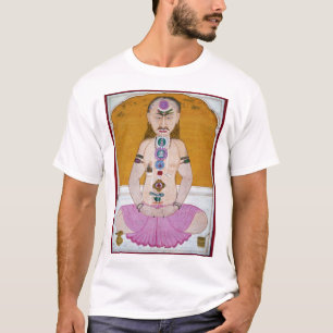 T-shirt Illustration de Chakra Yoga pour la méditation