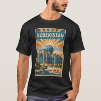 Illustration de chameau vintage art de voyage Ouzb