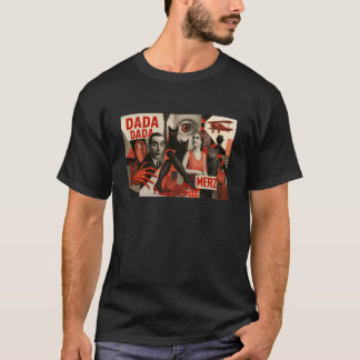 T-shirt Illustration de chat inspirée de l'art Dada - Amus