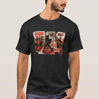 T-shirt Illustration de chat inspirée de l'art Dada - Amus
