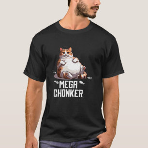 T-shirt Illustration de chat mignon méga gourmand