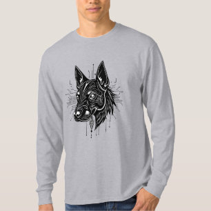 T-shirt Illustration de chien