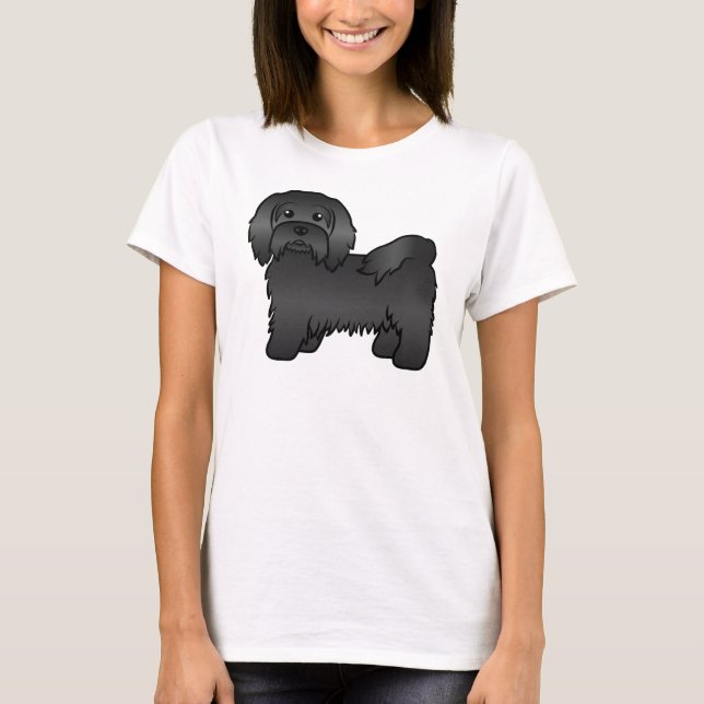 T-shirt Illustration de chien de dessin animé mignon Havan (Devant)