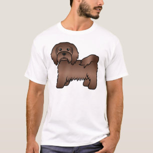 T-shirt Illustration de chien de dessin animé mignon Havan