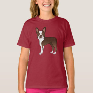 T-shirt Illustration de chien de dessin animé mignon Terri