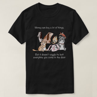 T-shirt Illustration de citation "Animaux drôles que l'arg