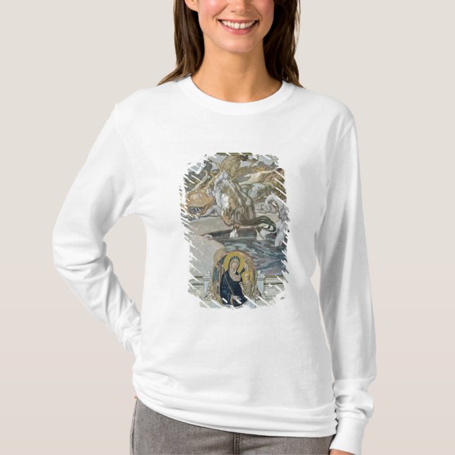 T-shirt Illustration de Comedy divin de Dante ' (Devant)