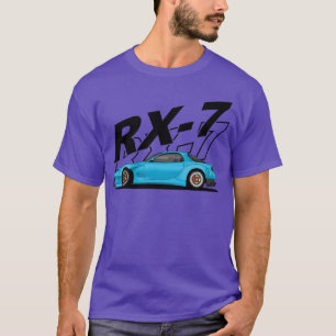 T-shirt illustration de conception de voiture côté gauche