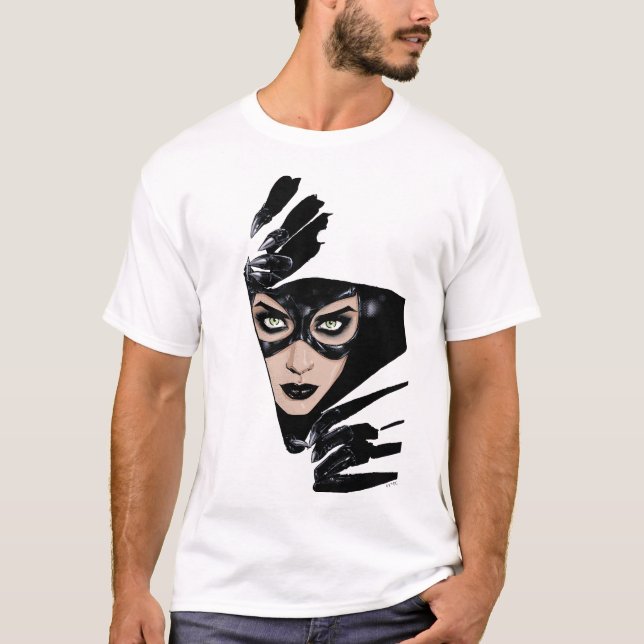 T-shirt Illustration de couverture de Catwoman : Les griff (Devant)