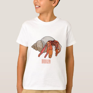 T-shirt Illustration de crabe ermite