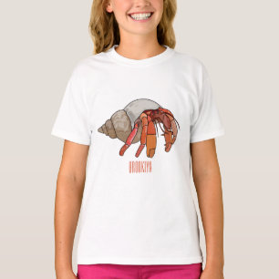 T-shirt Illustration de crabe ermite