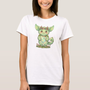 T-shirt Illustration de créature fantastique lutin mignon
