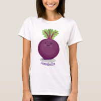 Illustration de cuisine de betterave rouge mignonn