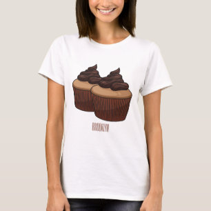 T-shirt Illustration de Cupcake