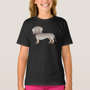 T-shirt Illustration de Dachshund aux cheveux courts Isabe