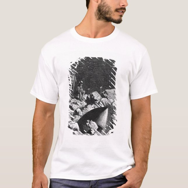T-shirt Illustration de 'de la terre au Moon (Devant)