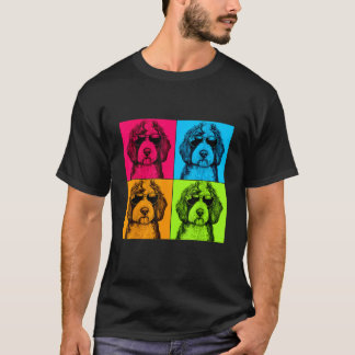 T-shirt Illustration de design d'art pop de chien Sheepado