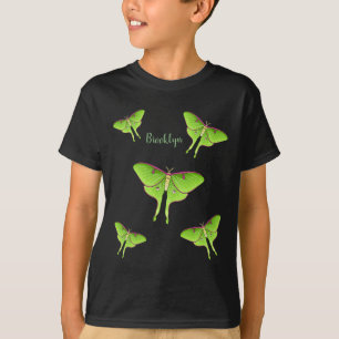 T-shirt illustration de dessin animé de Luna Moth