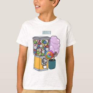 T-shirt Illustration de dessin de bonbon