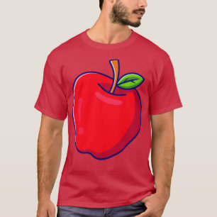 T-shirt Illustration de dessin de pomme