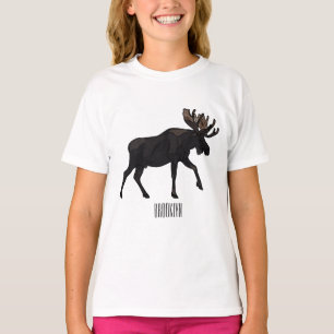 T-shirt Illustration de dessin sur l'orignal