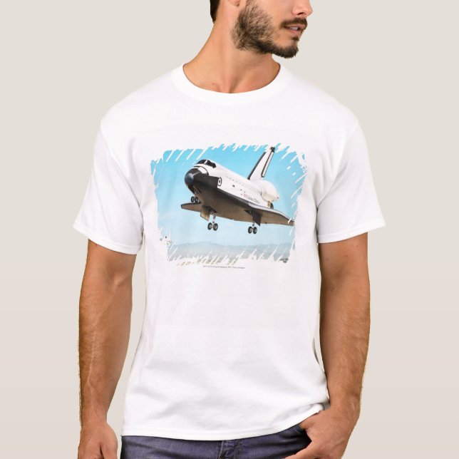 T-shirt Illustration de Digitals de navette spatiale (Devant)