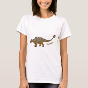 T-shirt Illustration de dinosaure blindé Ankylosaurus