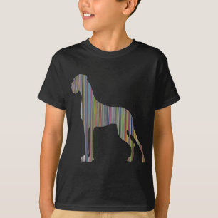 T-shirt Illustration de Dogue Allemand