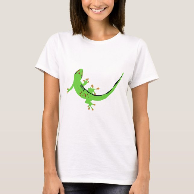 T-shirt Illustration de Gecko Lizard Reptile (Devant)