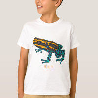 Illustration de grenouille de dart de poison en ca