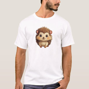 T-shirt Illustration de hérisson de dessin