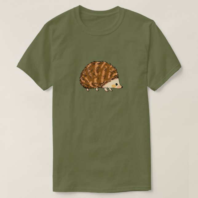 T-shirt Illustration de hérisson de dessin mignon (Design devant)