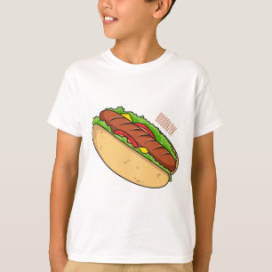 T-shirt Illustration de Hot dog