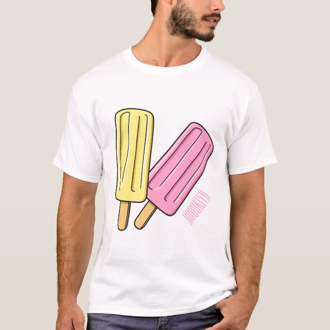 T-shirt Illustration de Ice pop (Devant)