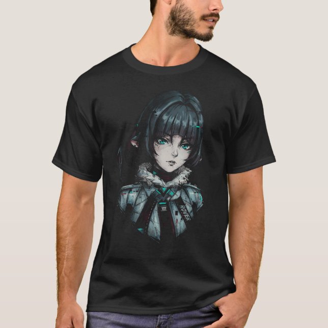 T-shirt Illustration de Jane Doe ZZZ Anime (Devant)