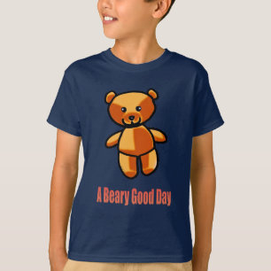 T-shirt Illustration de jeu de mots d'ours en peluche de d