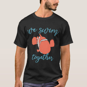 T-shirt Illustration de Just Keep Swimming avec Nemo Cha