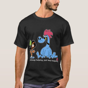 T-shirt Illustration de « Juste continuer à aider » avec D