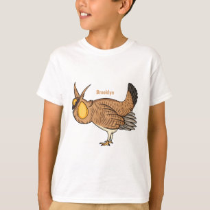 T-shirt Illustration de la bande dessinée de poulet de pra