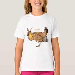 T-shirt Illustration de la bande dessinée de poulet de pra