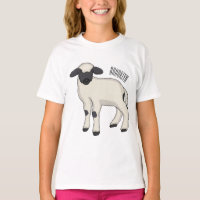 Illustration de la caricature de mouton Valais Bla
